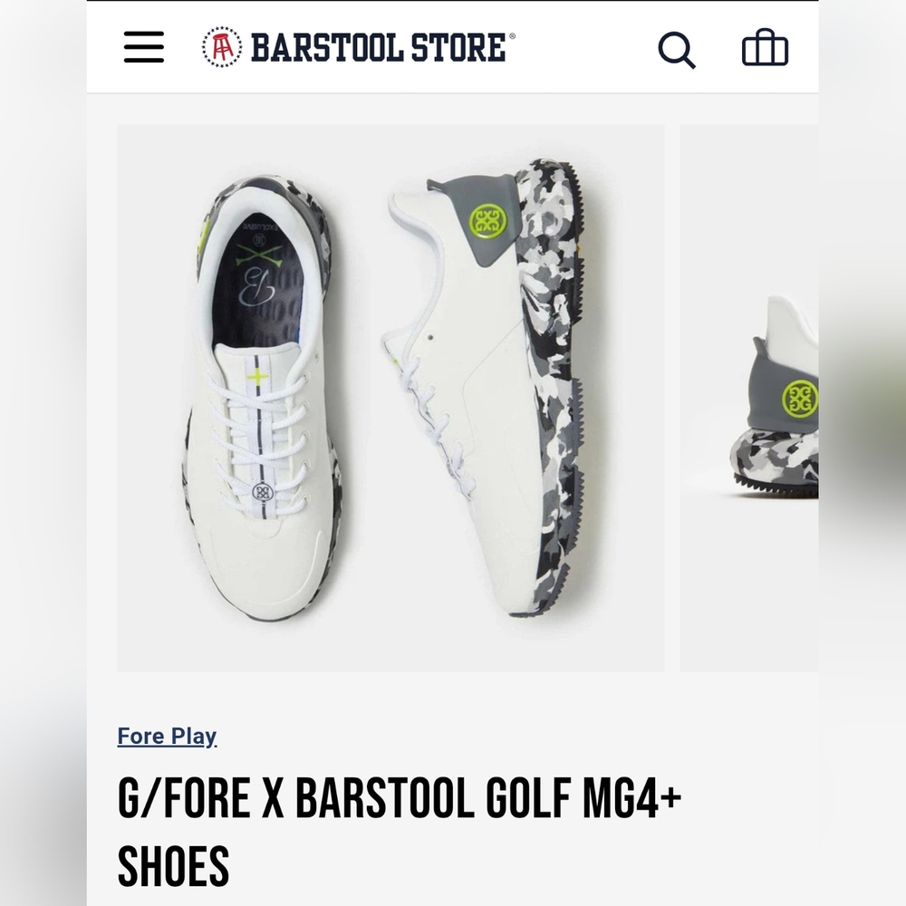 G/Fore x Barstool Golf MG4+ Shoes – Size 10.5 – Brand New